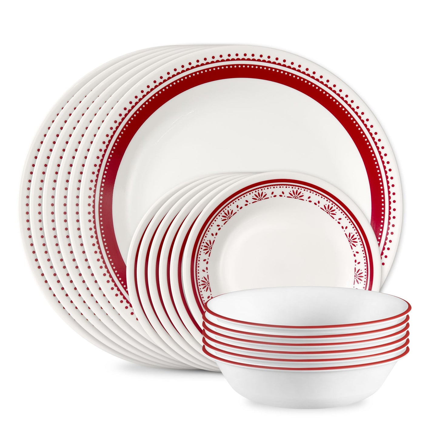 Corelle® Sadie 18-piece Dinnerware Set, Service for 6