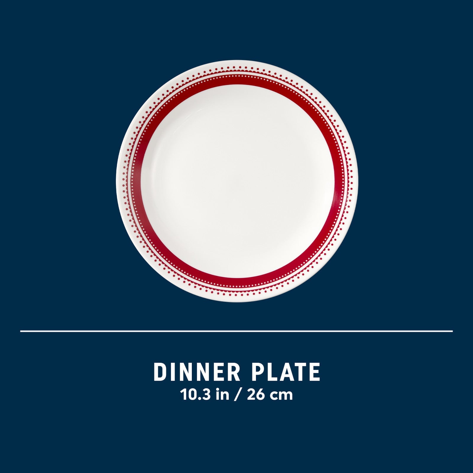 Corelle® Sadie 10.25" Dinner Plate
