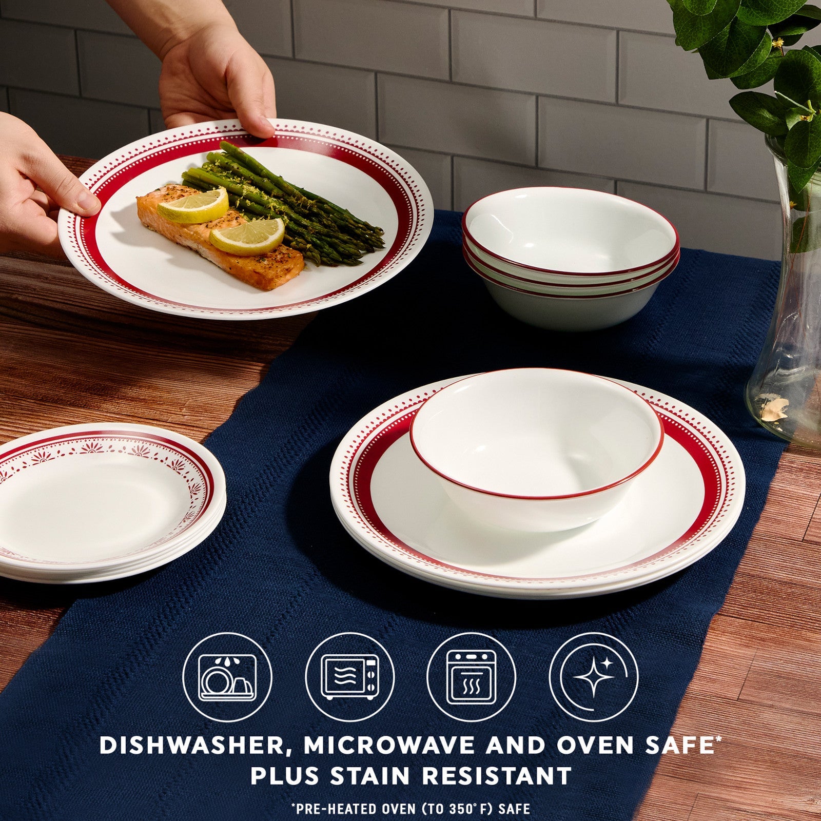 Corelle® Sadie 16-piece Dinnerware Set, Service for 4