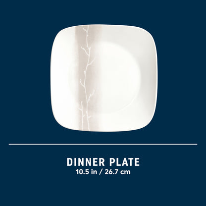 Corelle® Square Wandering Grove 10.5" Dinner Plate
