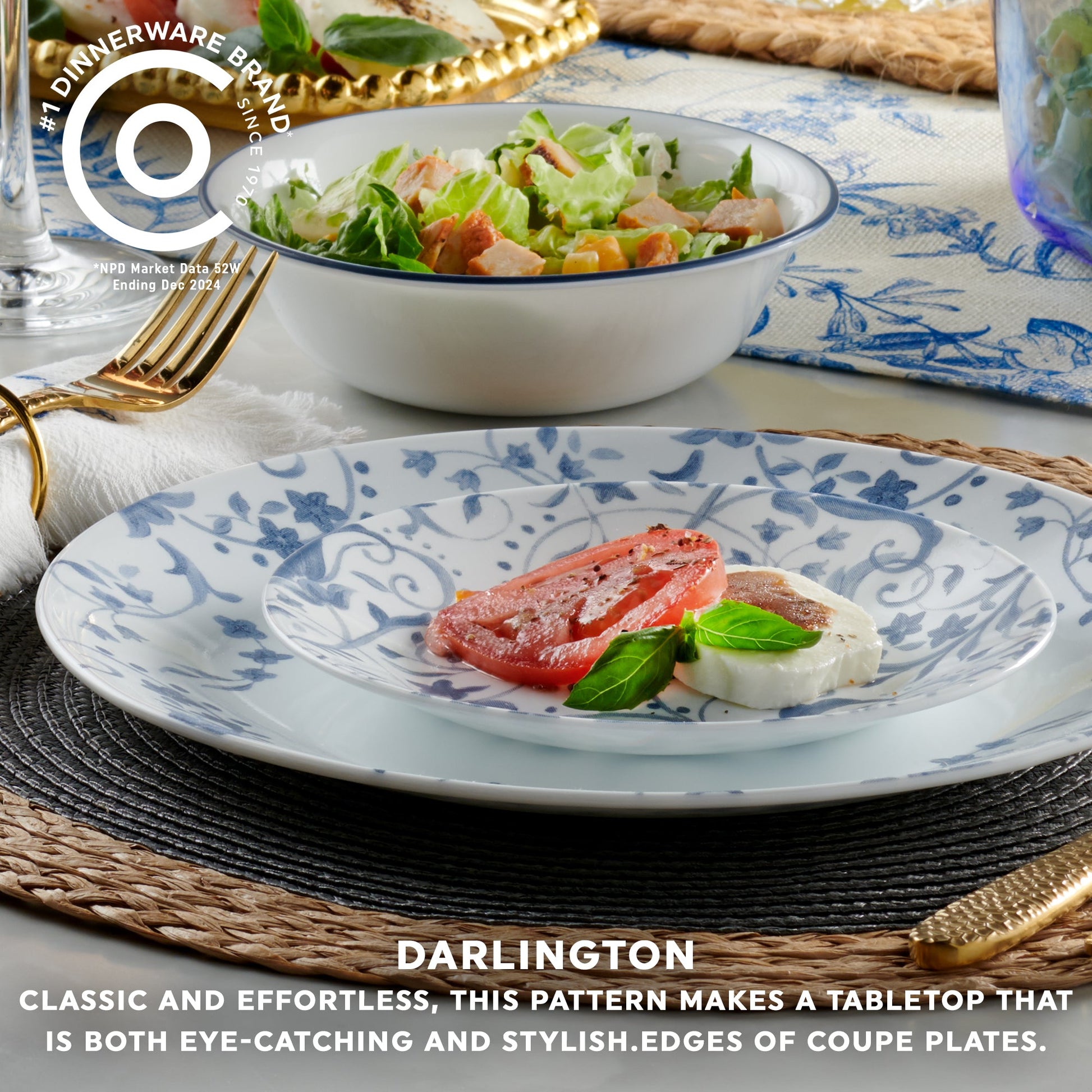 Corelle® Darlington 10.25" Dinner Plate