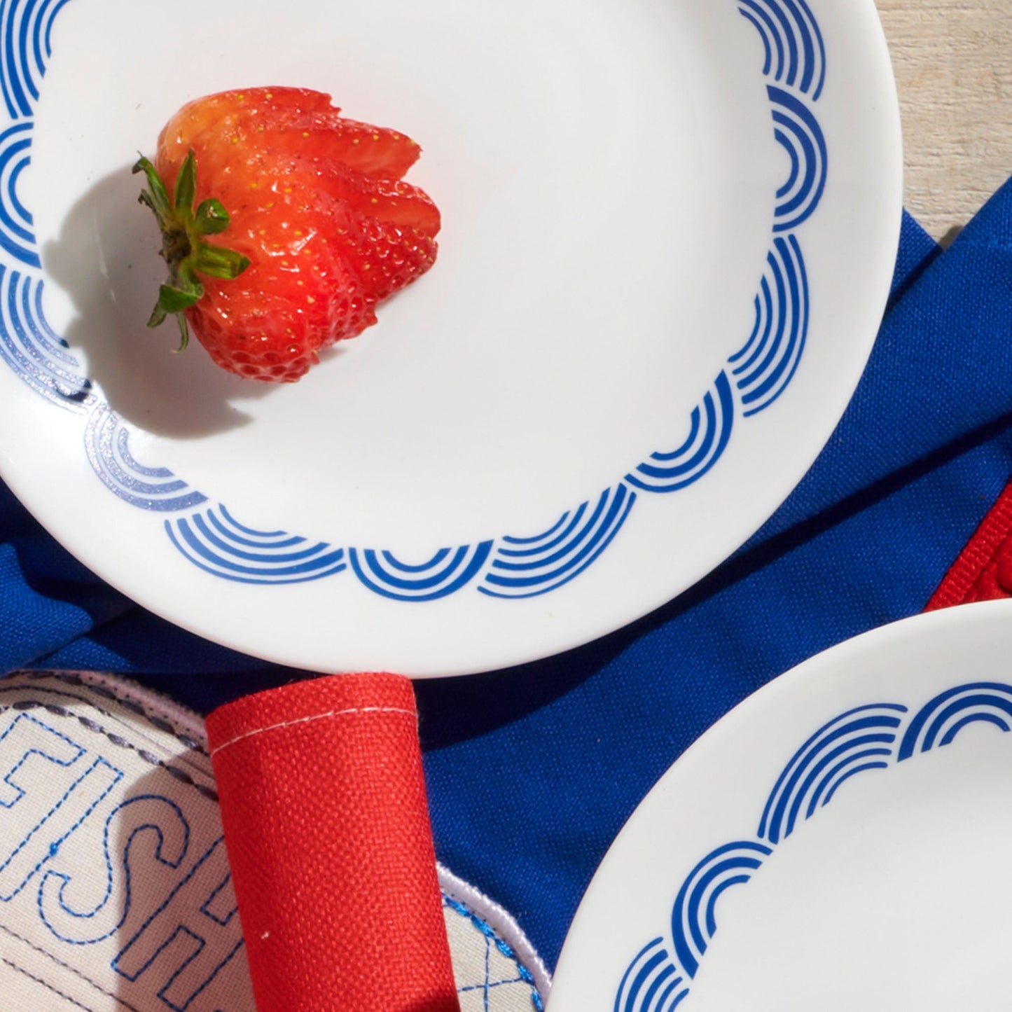 Corelle® Rolling Waves 8.5" Lunch Plate, 6-pack