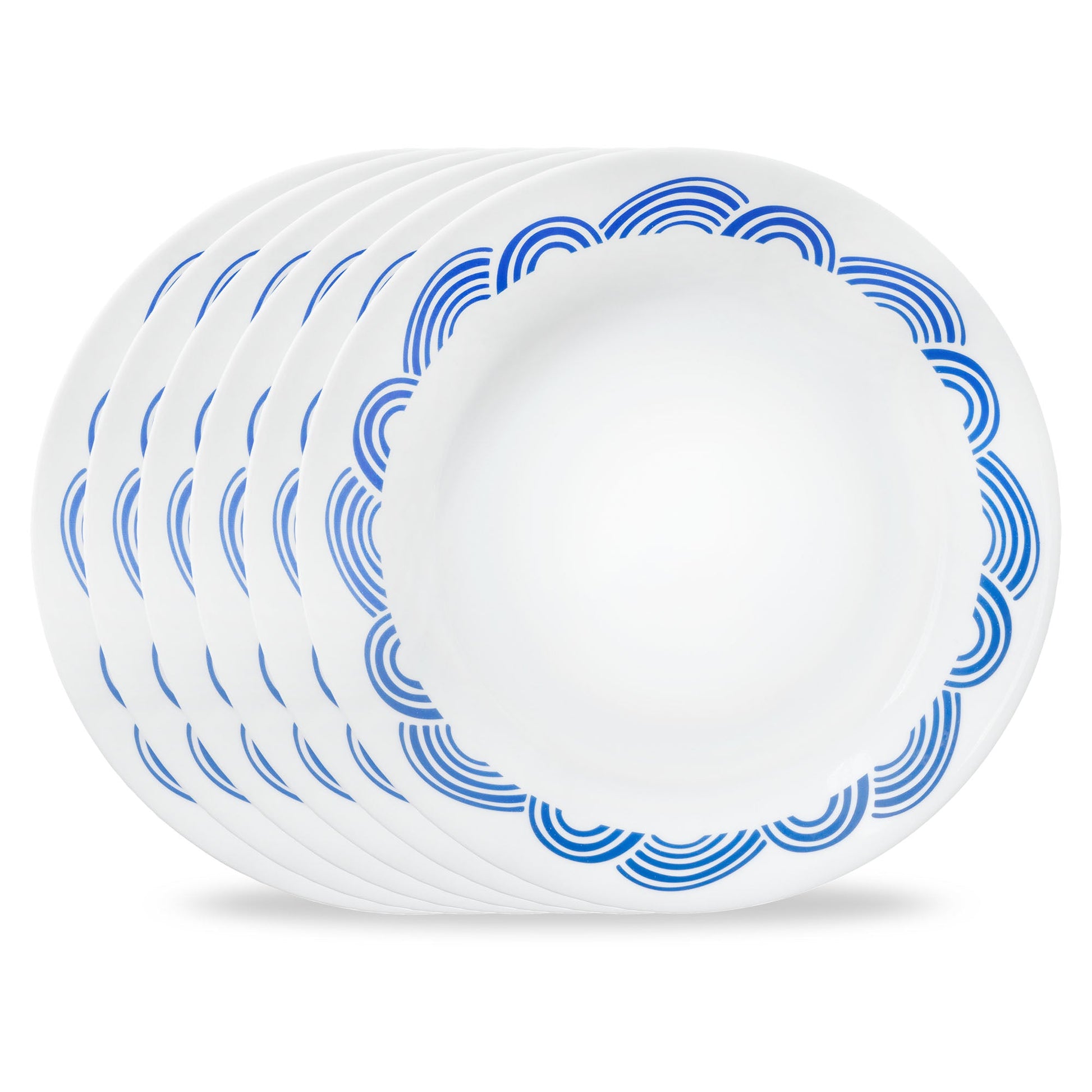 Corelle® Rolling Waves 8.5" Lunch Plate, 6-pack