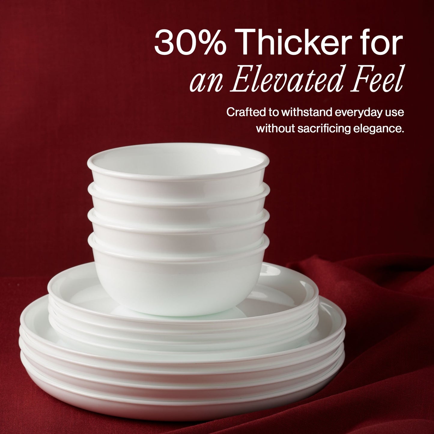 Corelle® Luxe Atlas 18-piece Dinnerware Set, Service for 6
