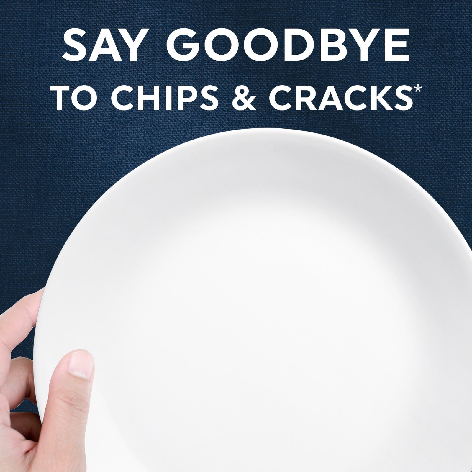 Corelle® Cobalt Circles 6.75" Appetizer Plate