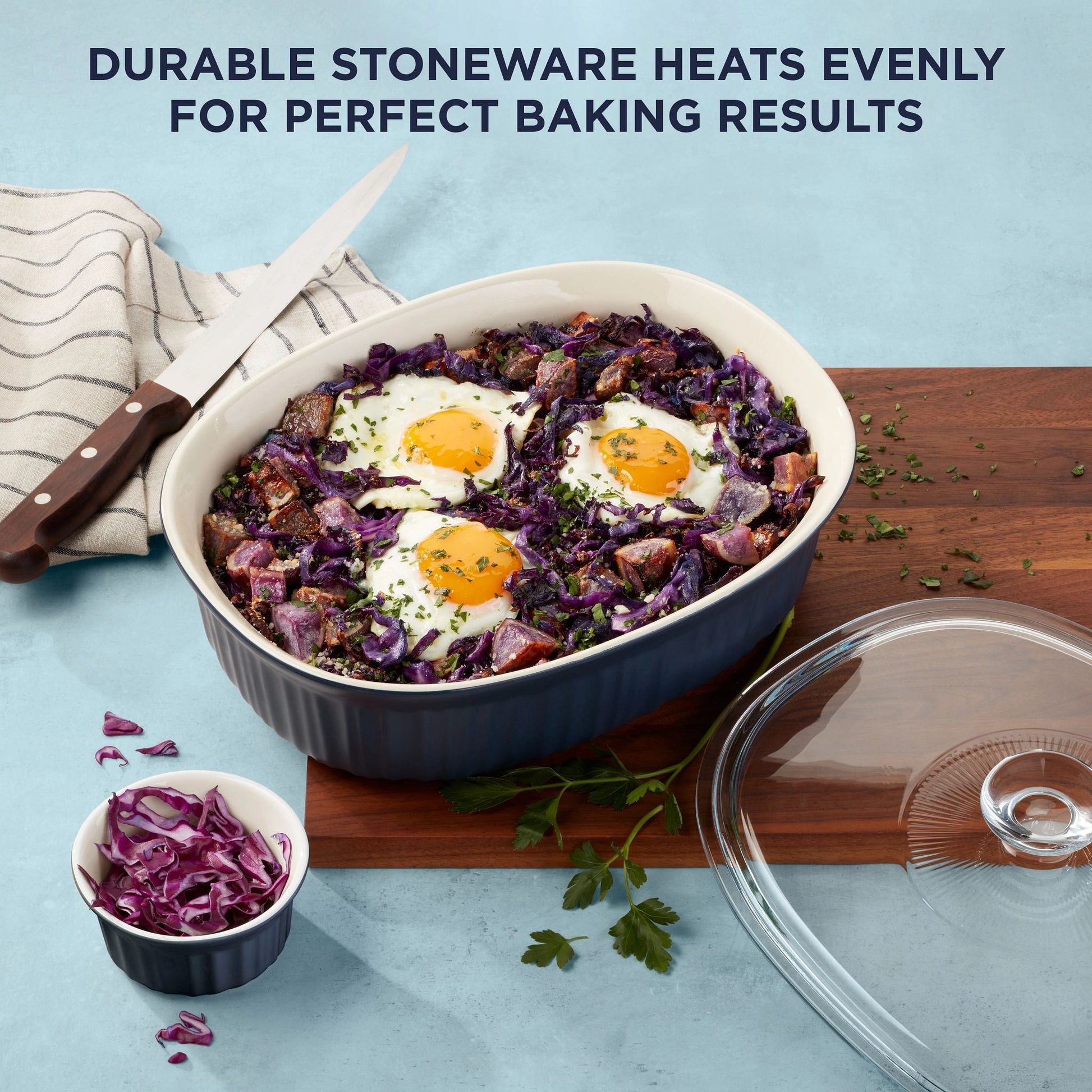 CorningWare® French Colors 10-piece Oval Bakeware Set, Navy