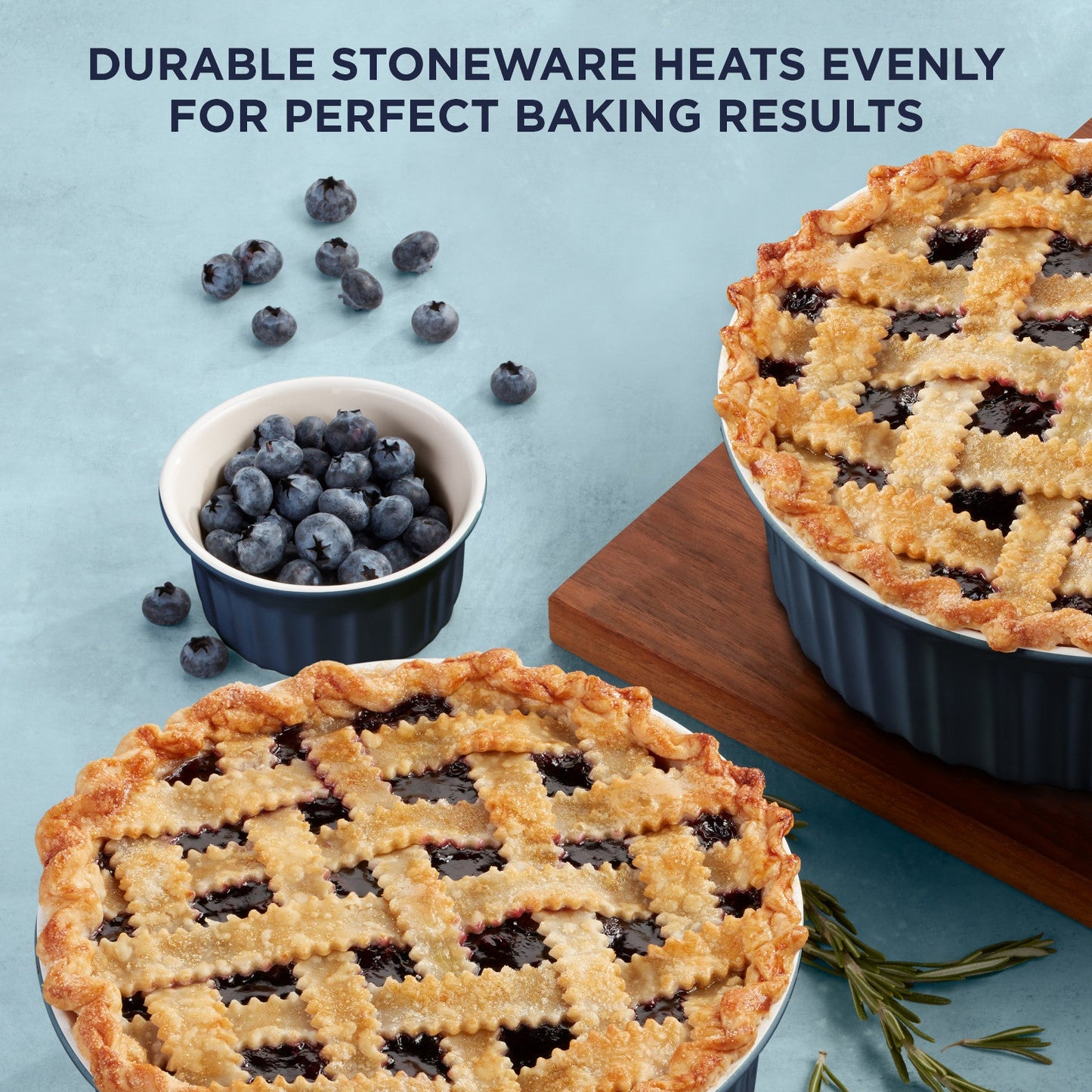 CorningWare® French Colors 12-piece Oval Bakeware Set, Navy