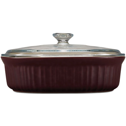 CorningWare® French Colors 2.5-quart Oval Baking Dish, Cabernet