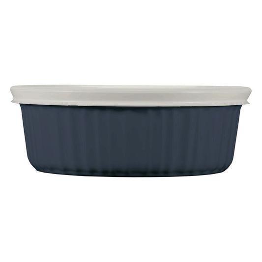 CorningWare® French Colors 24-ounce Baking Dish with Lid, Navy